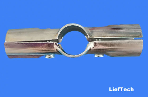 Construcción modular Accesorios para tuberías de cromo para estantes de almacenamiento