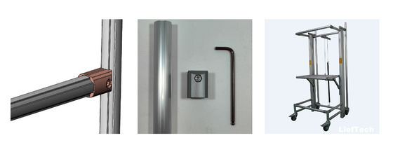 Diámetro 43 mm Tamaño estándar tubo de aleación de aluminio para el sistema Karakuri