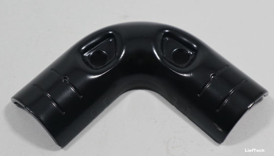 anodizado 90 grados de tubería de unión de 2,5 mm de espesor para el sistema de tubos magros