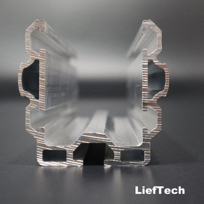 6063 T5 Perfiles de extrusión de aluminio OD 28mm 60x55 Tubo de aluminio