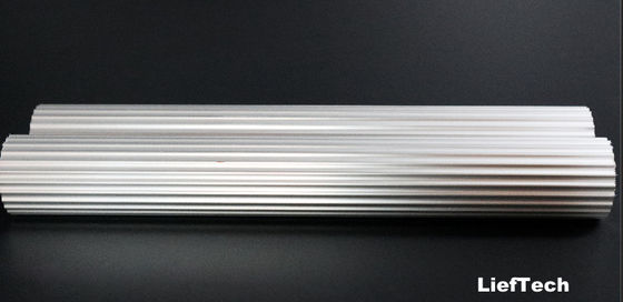 espesor 1,2 mm tubo de aleación de aluminio eje de rodillo tubo de aluminio corrugado
