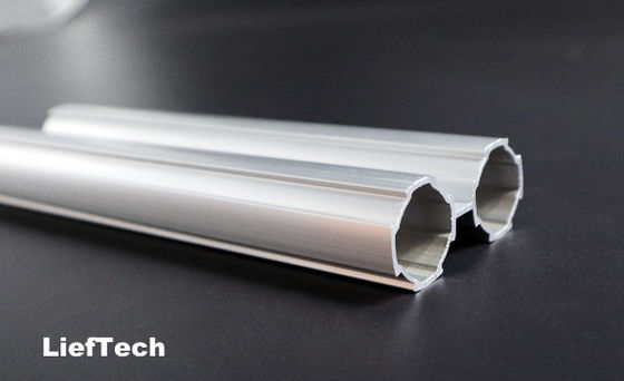 6063-T5 de aleación de aluminio de tubo de doble conexión fácil de ensamblar
