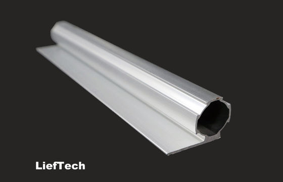 1.2 mm de espesor de aleación de aluminio de tubería tamaño estándar internacional