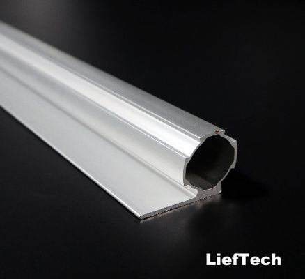 1.2 mm de espesor de aleación de aluminio de tubería tamaño estándar internacional