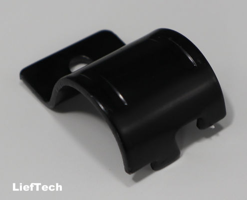 Conectores de tuberías metálicas de acero de 28 mm, soporte de tubo delgado, articulación fija plana, peso ligero