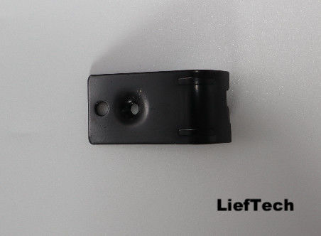 Conector de tubos paralelas negros con abrazadera fija
