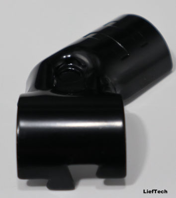 Conectores de tuberías metálicas directas 45 grados Material de acero estructural