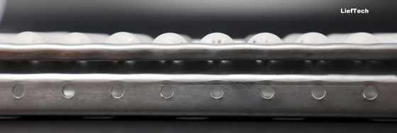 Rodillos de placon de acero ancho de ranura 60 mm Tipo estándar con rueda pequeña