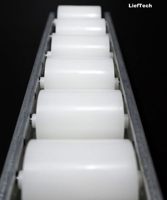 Transporte 60mm Placon Roller Track 4 metros de longitud estándar con rueda de nylon grande