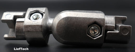 Conector del sistema de Karakuri con unión rotativa interna de 180 grados en ambos extremos