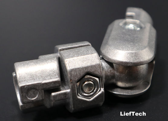 Conector del sistema de Karakuri con unión rotativa interna de 180 grados en ambos extremos