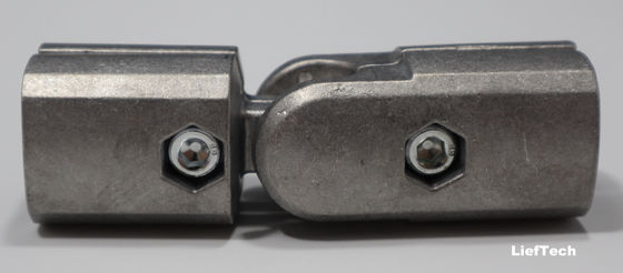 Conectores conjuntos de tuberías de aluminio rotativos externos de 180 grados