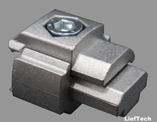 6063 T5 aleación de aluminio Metal Pipe T Joint Material reciclable fácil de ensamblar