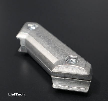 Conectores de tubos de aluminio de tubo magro Cuadrado de unión de tubos de aluminio