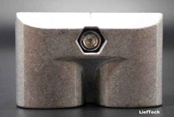 Superficies anodizadas paralelas rectas y exteriores de tuberías de aluminio