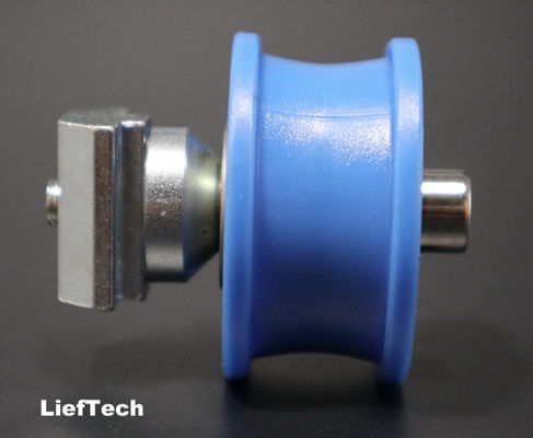 Rodillo de aluminio con ranuras móviles para tubos de 28 mm ISO9001