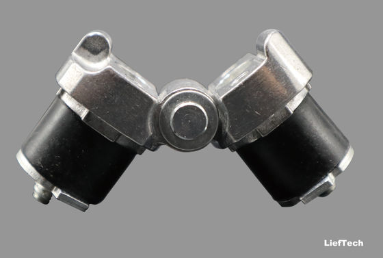 1 Accesorios para tubos de tolerancia de bisagra opuesta para tubos de aluminio de 28 mm