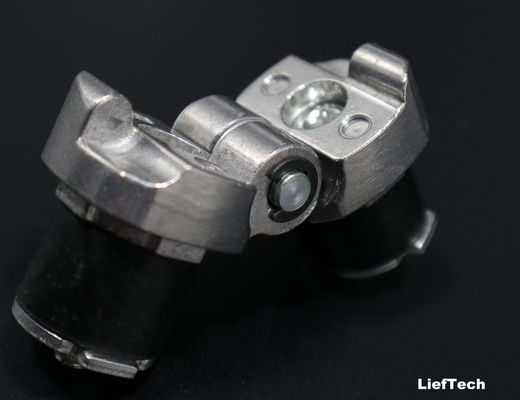 1 Accesorios para tubos de tolerancia de bisagra opuesta para tubos de aluminio de 28 mm