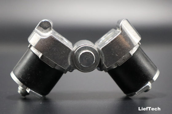1 Accesorios para tubos de tolerancia de bisagra opuesta para tubos de aluminio de 28 mm