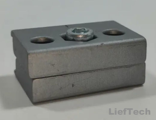 Accesorios para tubos de peso ligero Junta de incrustación de aluminio para conexión de tablas de trabajo