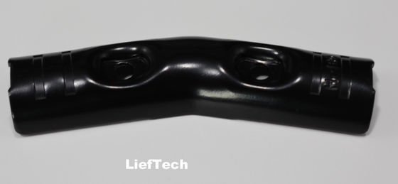 2.5 mm de espesor conector de tubería de metal estampado 160 grados unión de metal ISO9001