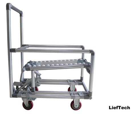 Capacidad estable de la caja de descarga del banco de trabajo de tuberías de aleación de aluminio
